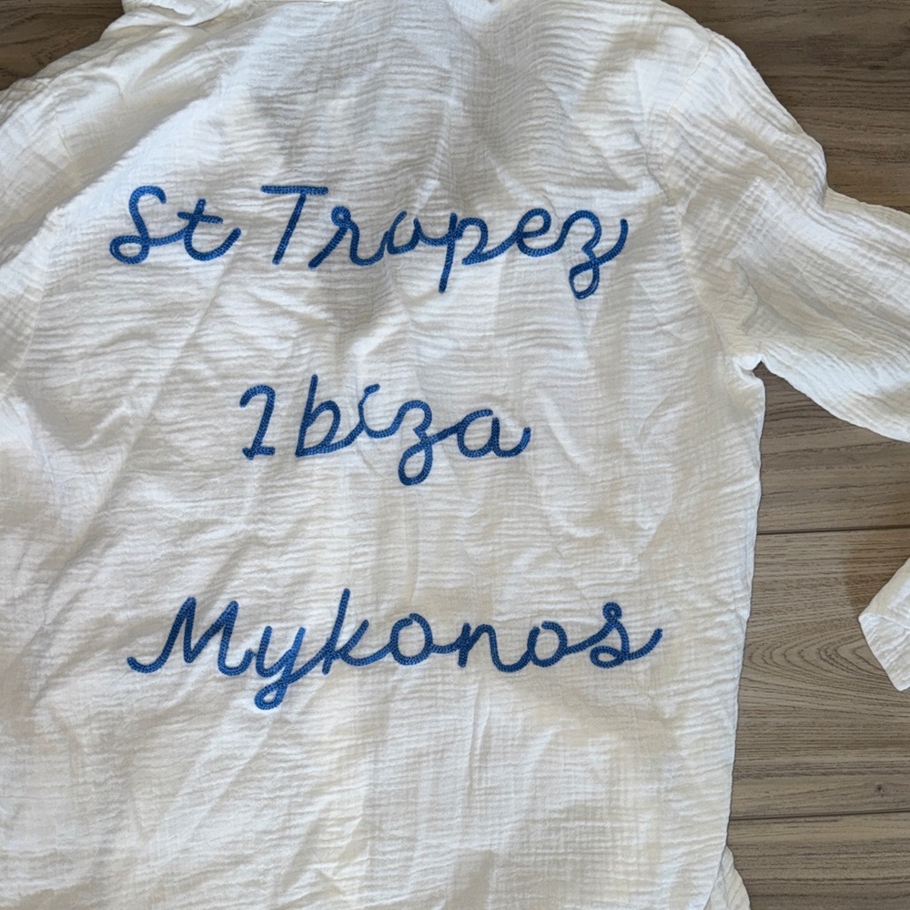 NWT Blue Island Beach Cover Up